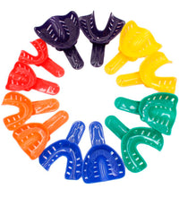 COLOR-BRITE PERFORATED TRANSPARENT IMPRESSION TRAYS (ASSORTED) BX-12