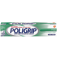 Poligrip Zinc-Free Denture Adhesive Cream